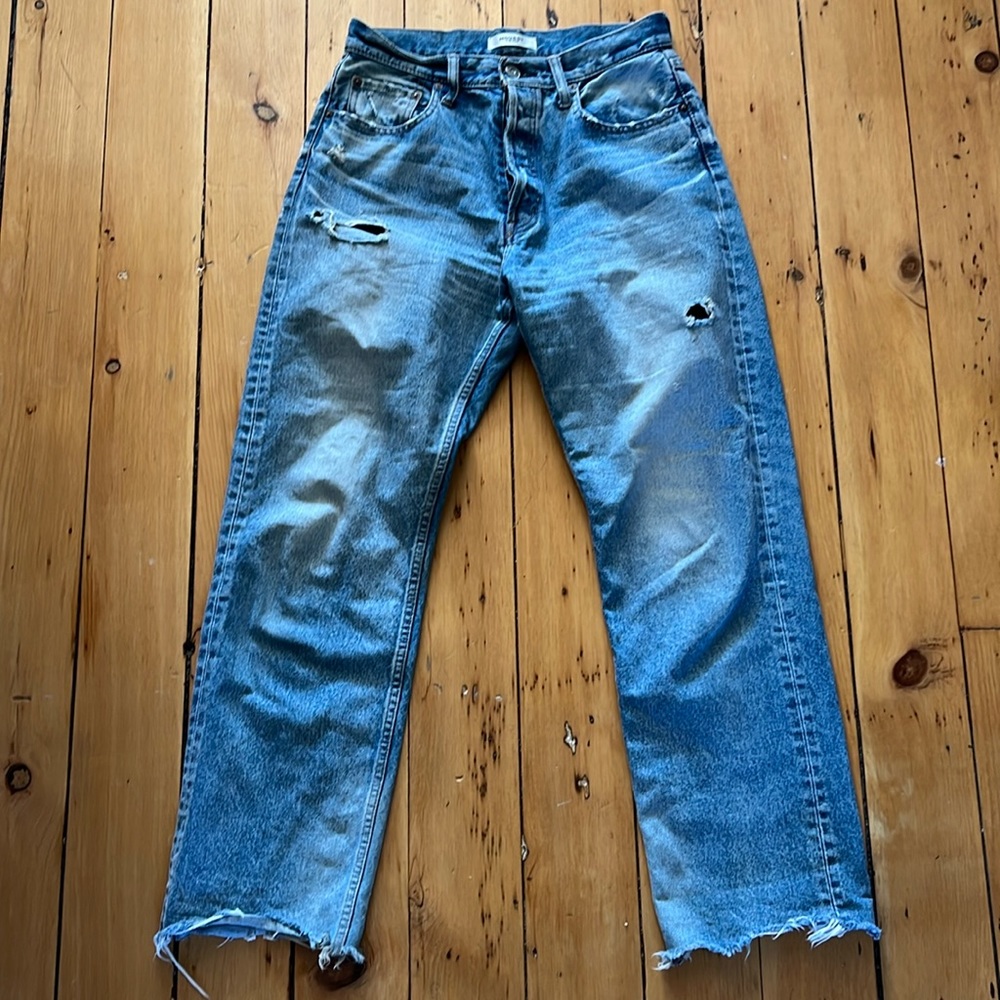 Moussy “wide straight” jeans